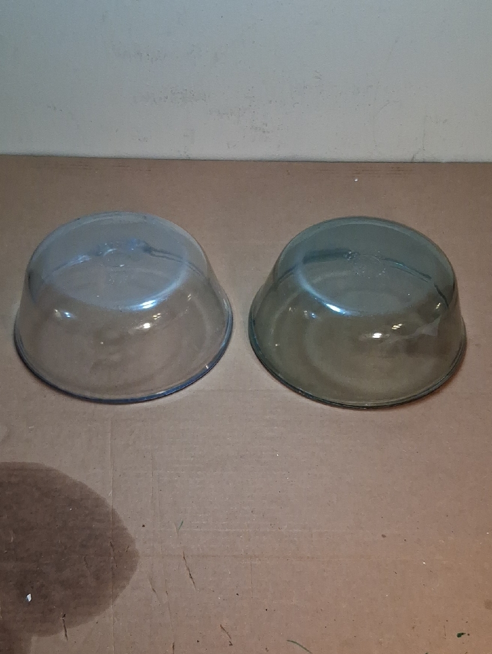 2 Pyrex FLAMEWARE Skillet Pans 233-B - Blue-Tint and Gray-Tint - Picture 4 of 4